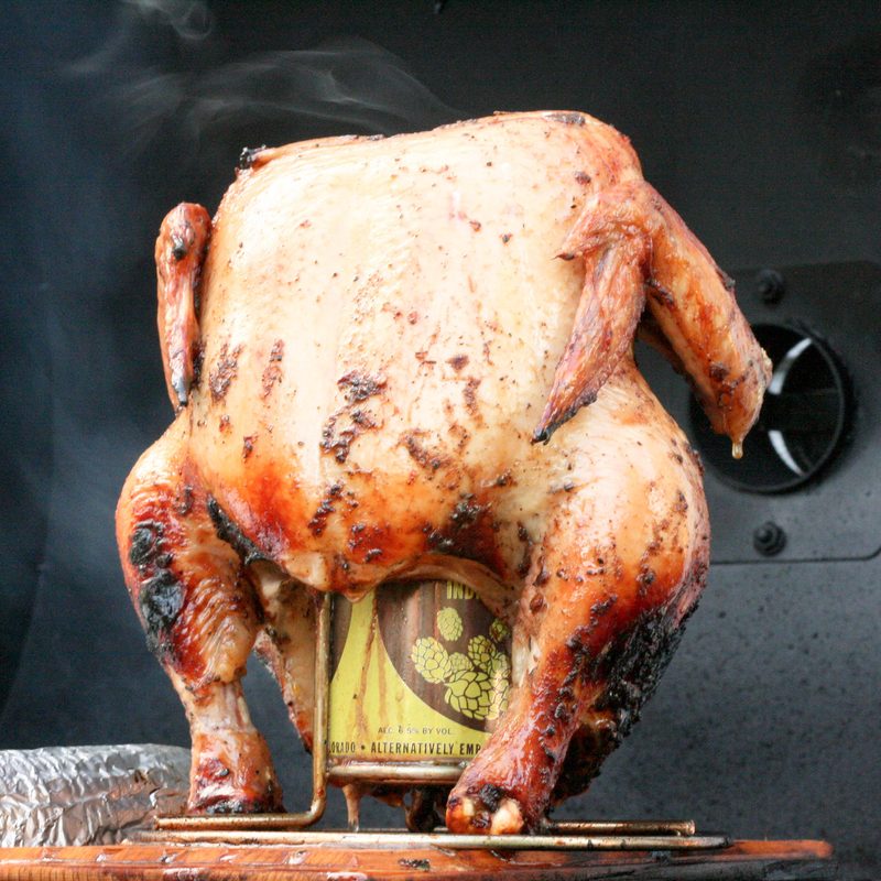 Beer can chicken