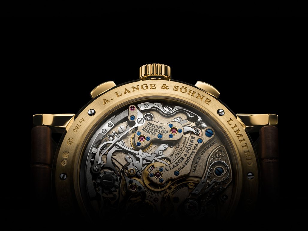 side back view of A. Lange & Söhne watch