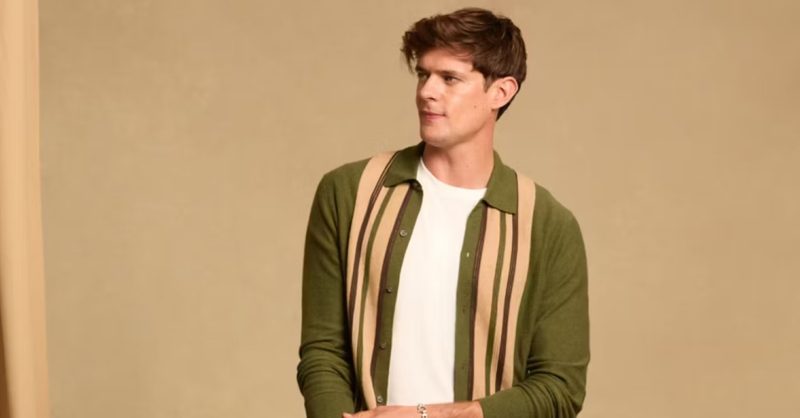 Bonobos long sleeve sweater polo