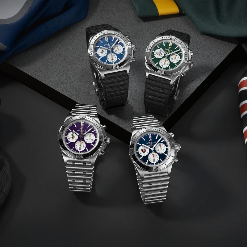 Breitling Chronomat B0142 NFL Teams Editions watches NFL NFC North teams