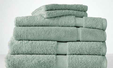 A set of Canningvale bath towels on a white background.