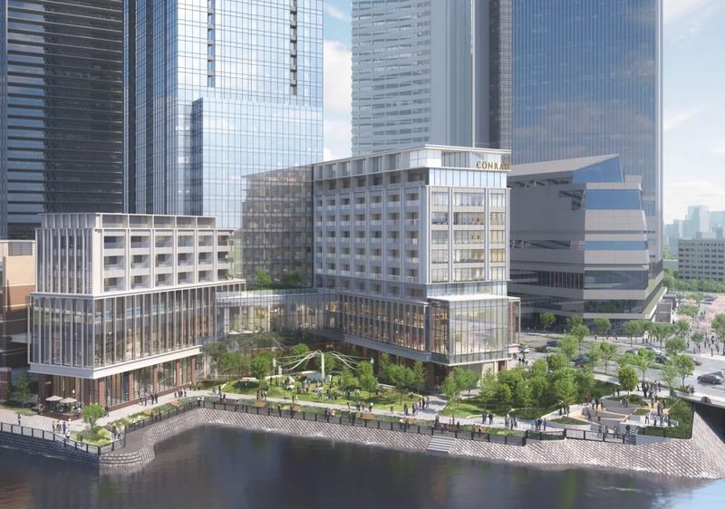 Rendering of Conrad Yokohama Hotel