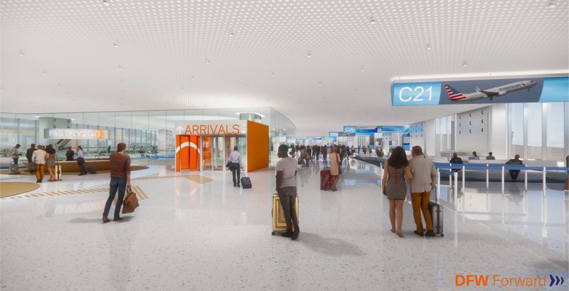 Rendering of DFW Terminal C
