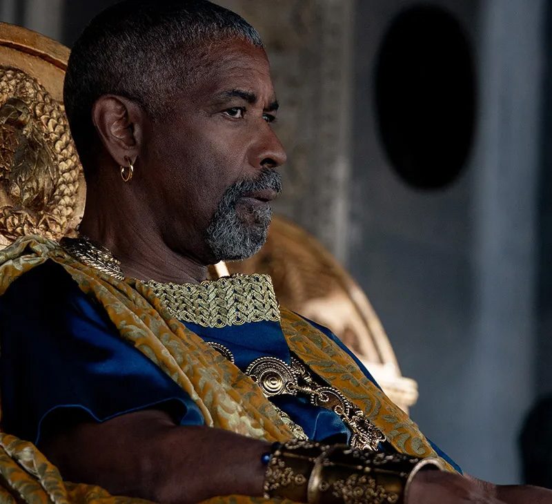 Denzel Washington in Gladiator 2