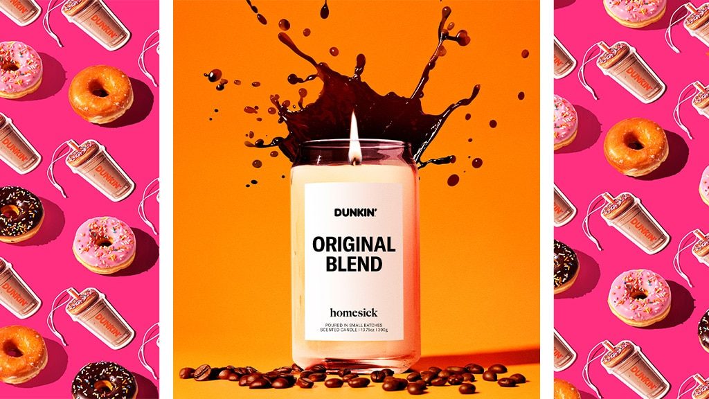 Dunkin candle