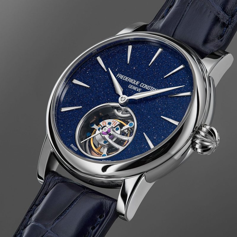 View of the new classic tourbillon manufacture watch