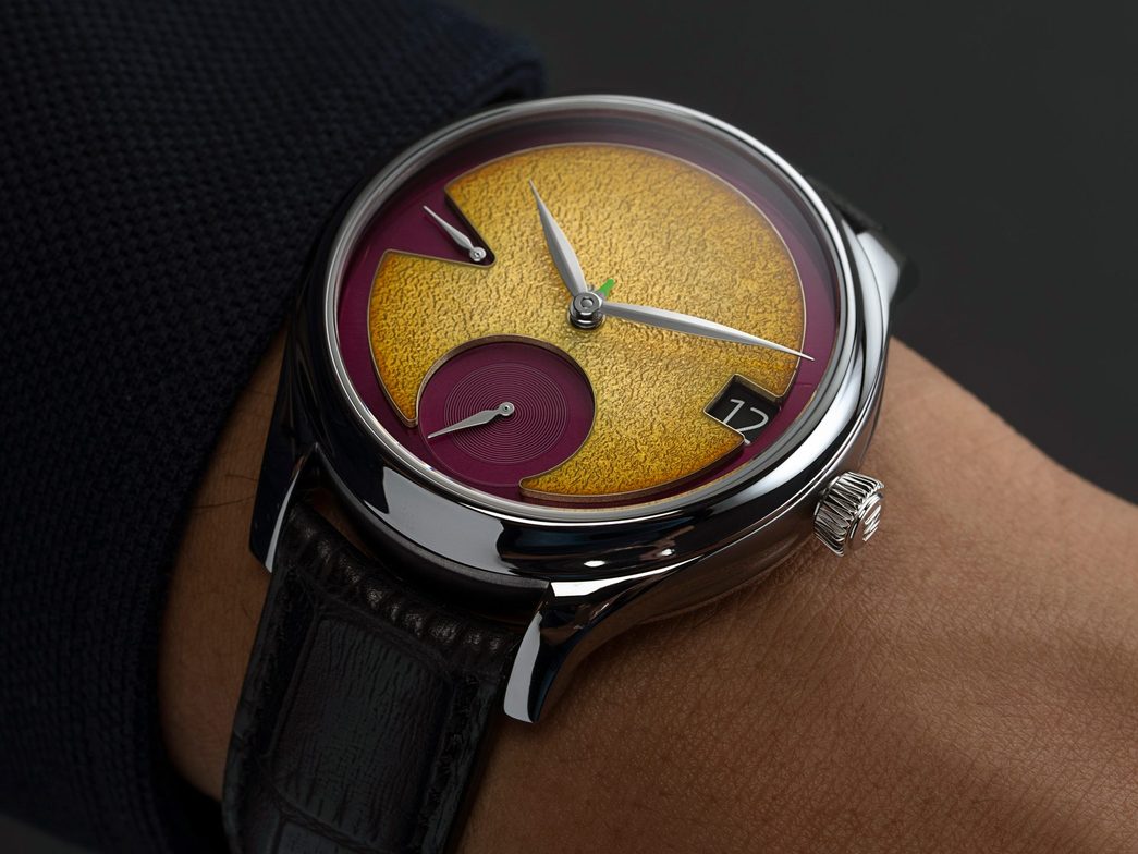 H. Moser x StudioUnderd0g watch on wrist