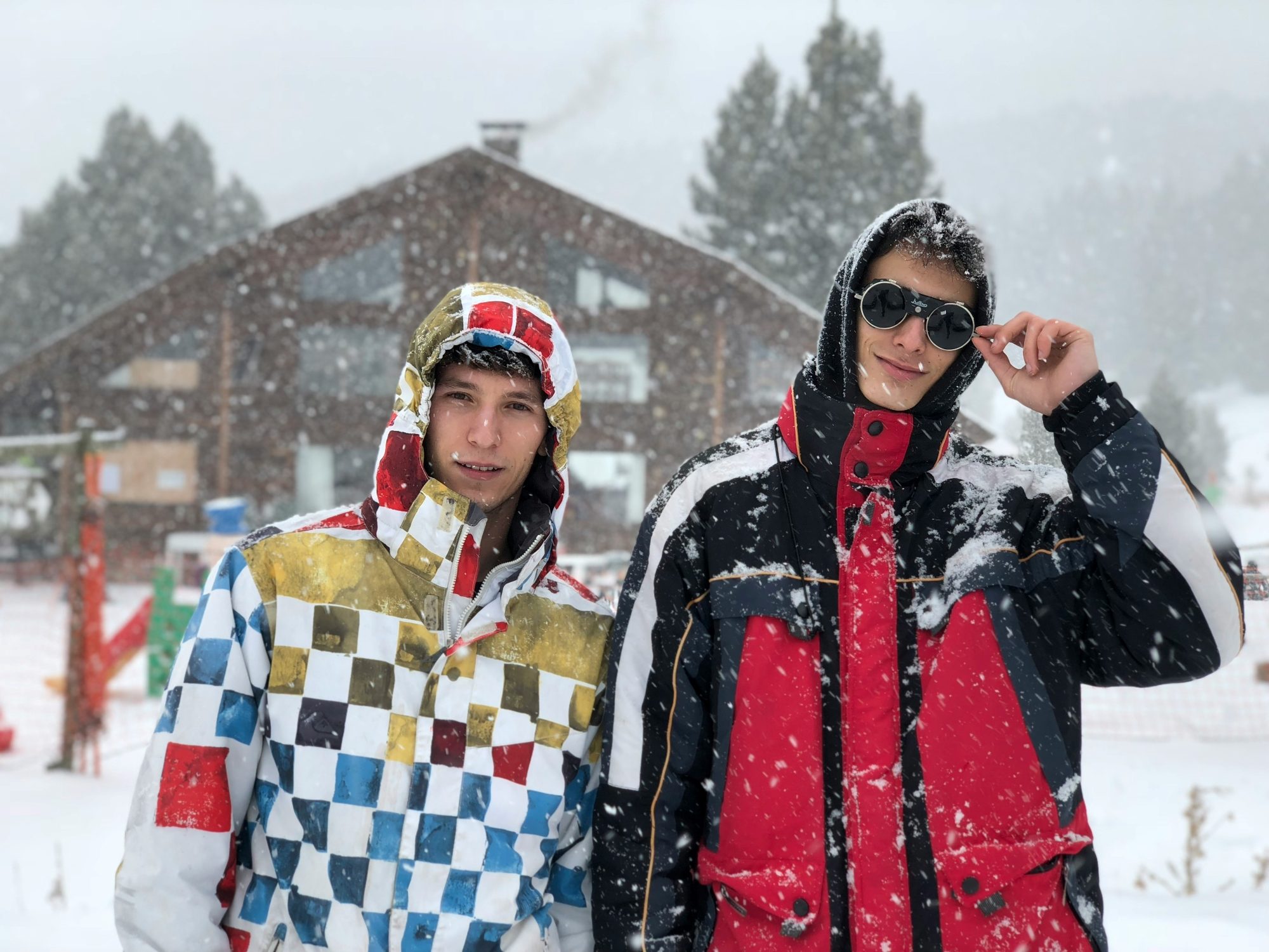 Men in winter coats