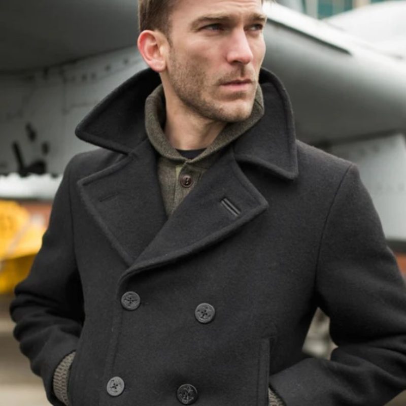Cockpit USA men's navy peacoat
