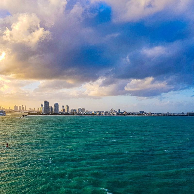 Ocean and Miami
