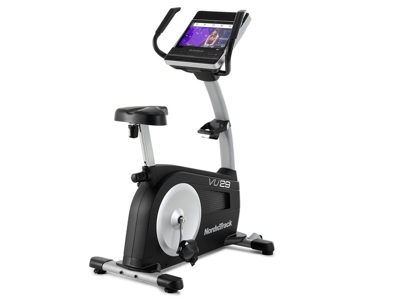 The NordicTrack Commercial VU 29 Exercise Bike on a white background.