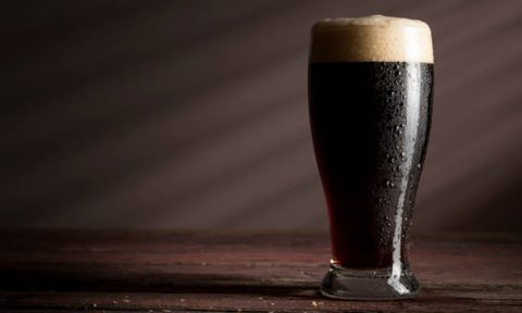 Porter beer in a glass