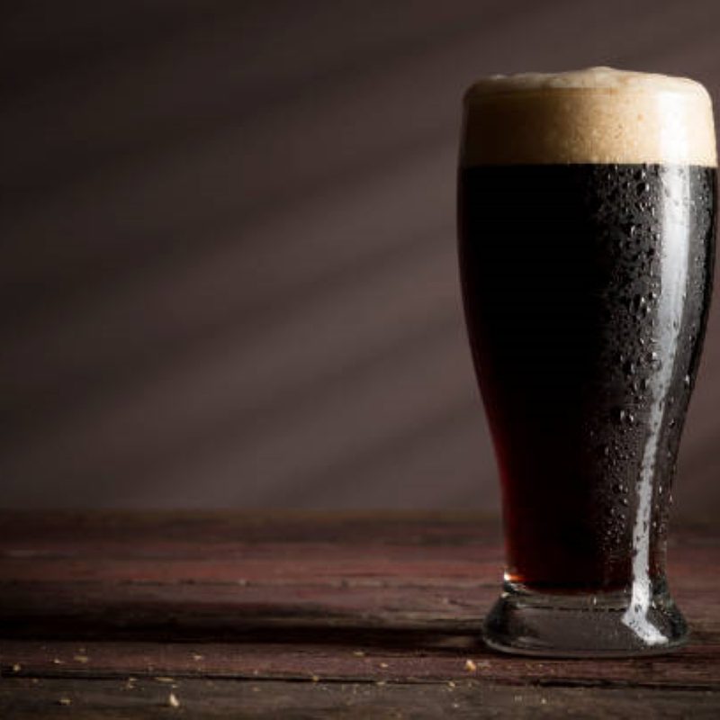 Porter beer in a glass