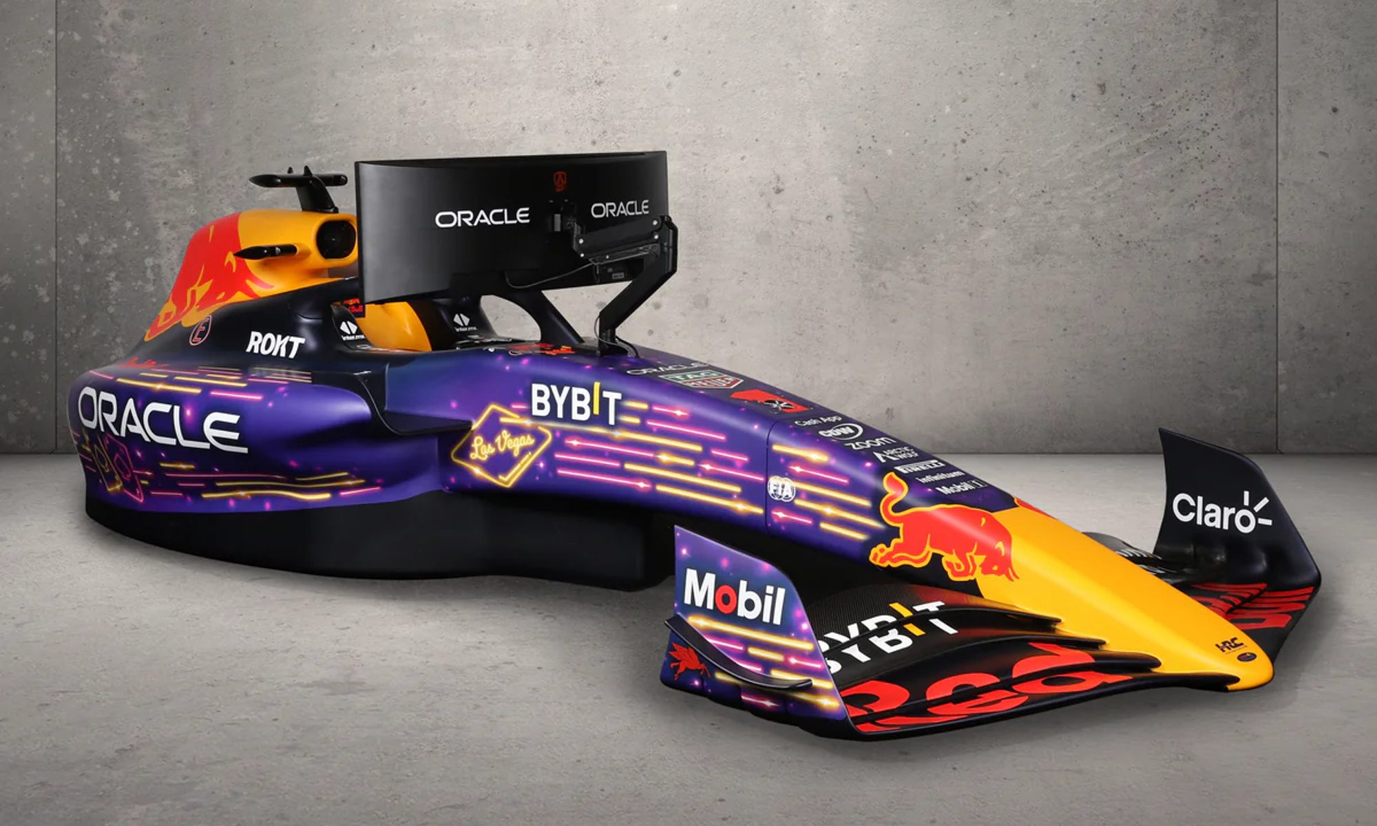 Red Bull RB19 Simulator in Las Vegas livery.