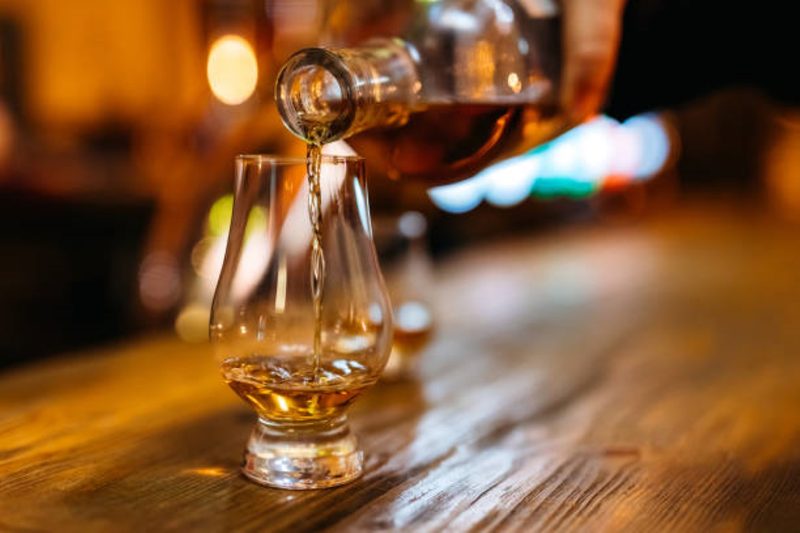 Pouring Scotch