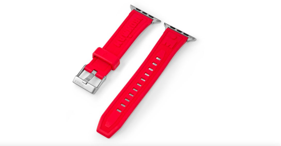 Timex IRONMAN red apple watch bracelet