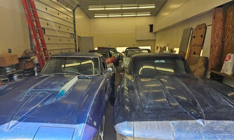 Barn Find Corvettes