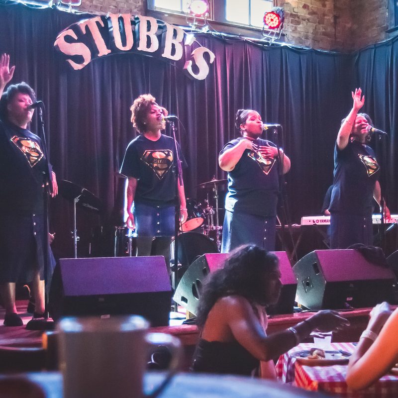 Gospel brunch at Stubb's BBQ