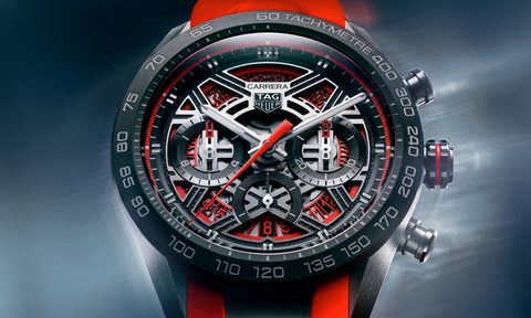 graphic of the revamped Carrera extreme sport watch