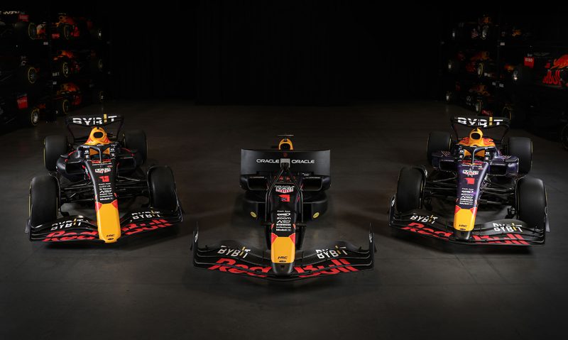 Three Red Bull F1 Simulator versions displayed together.