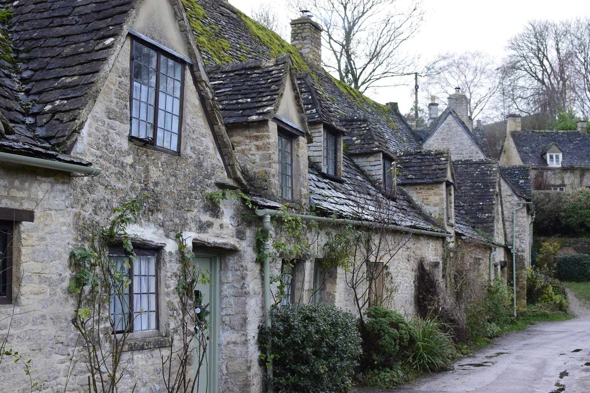 Cozy street in England