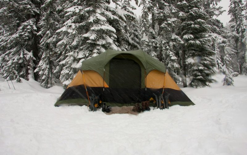 Tent for winter camping