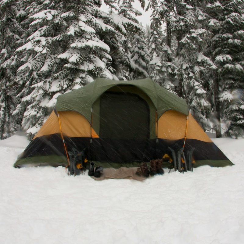 Tent for winter camping