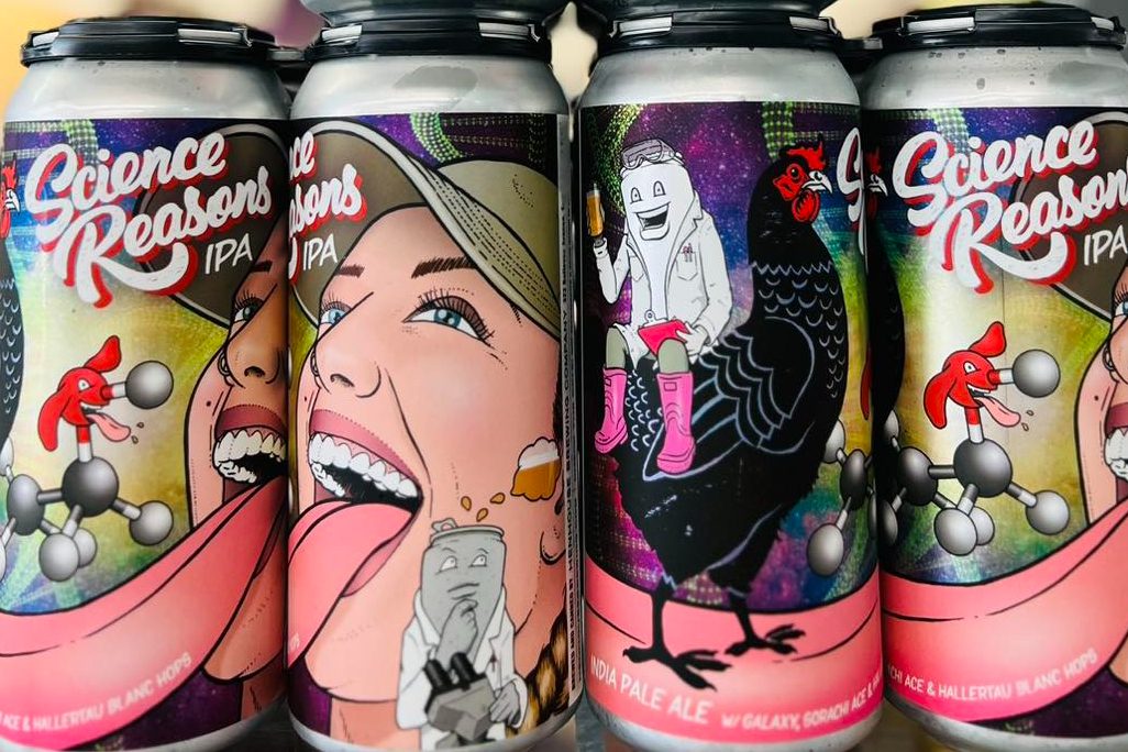 Henhouse Brewing cans.