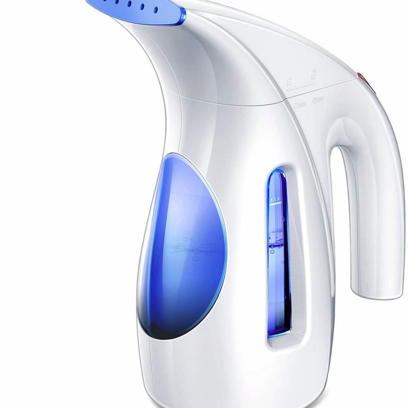 close up of Hilife brand travel steamer