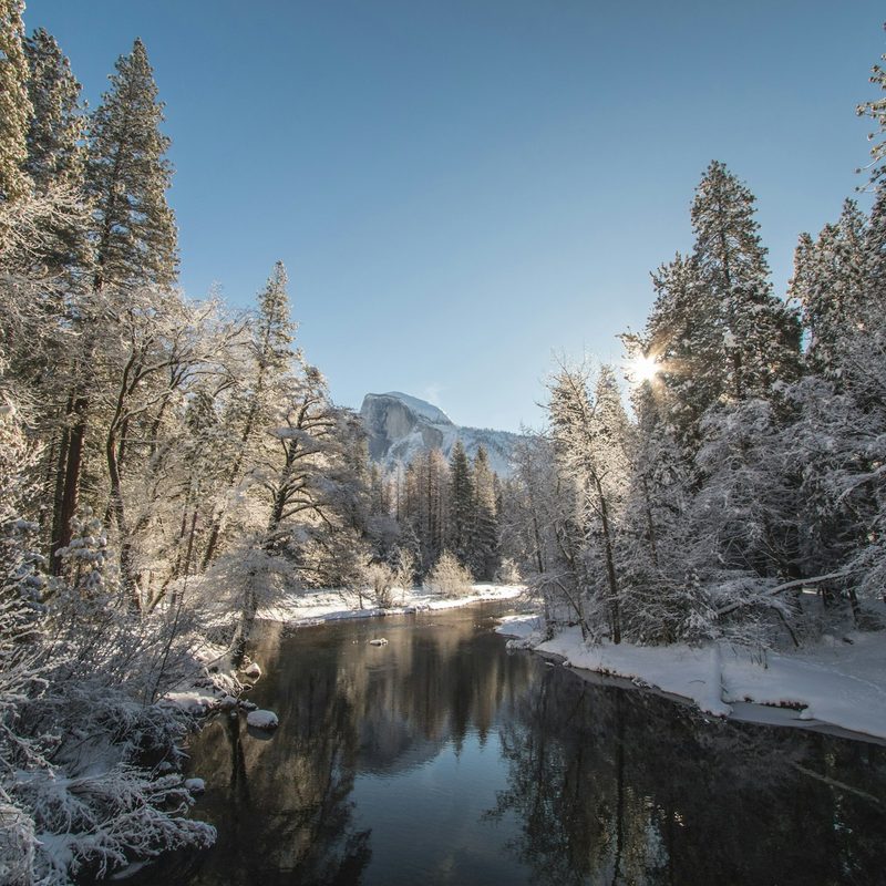 Yosemite in the winter