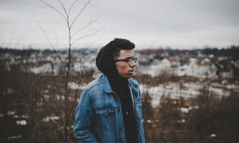 Man in a hoodie