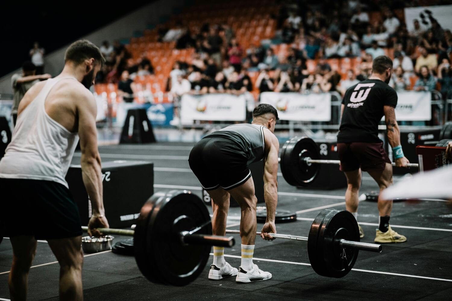 Deadlifting.
