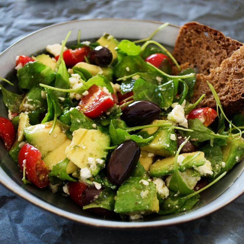 Mediterranean diet food.