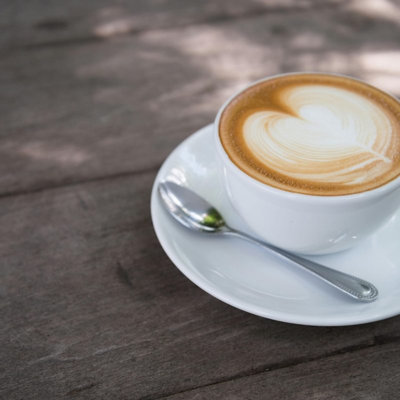 Cappuccino with heart design
