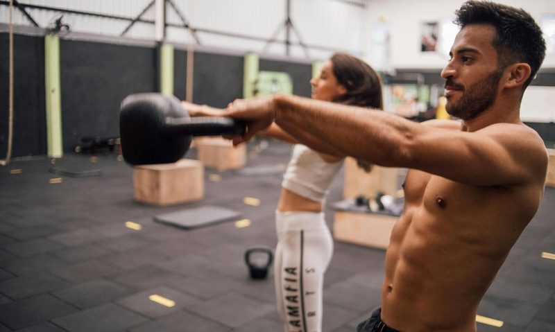 Kettlebell swings
