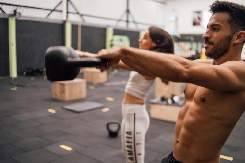 Kettlebell swings