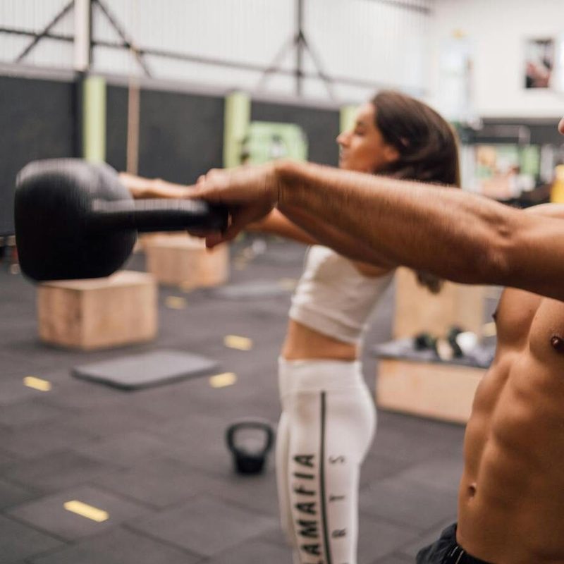 Kettlebell swings