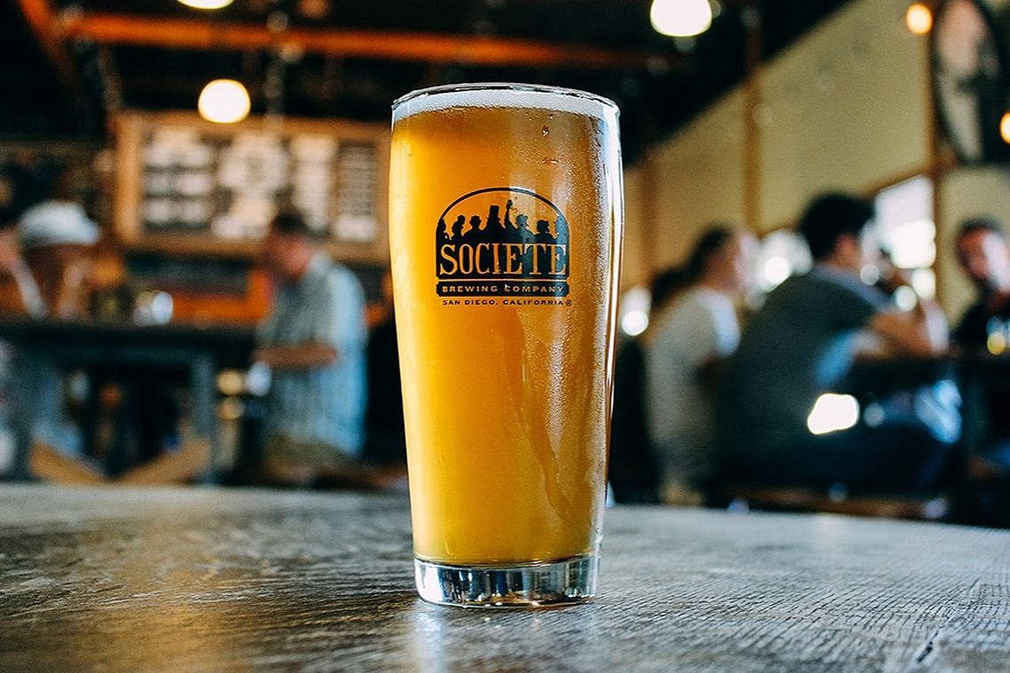 Societe Brewing beer.