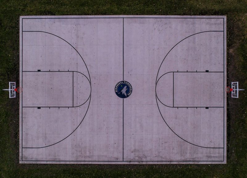 Timberwolves court
