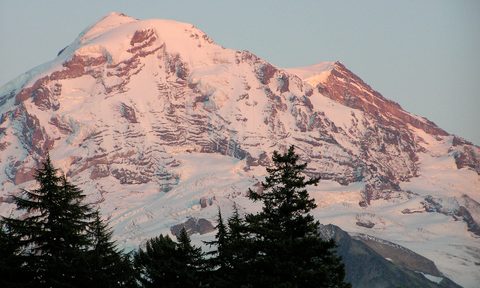 Mount Rainier National Park in the winter