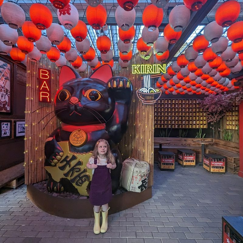 Entrance way to the restaurant Ramen Tatsu-ya