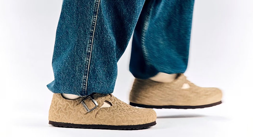model wearing birkenstock BEAMS clog