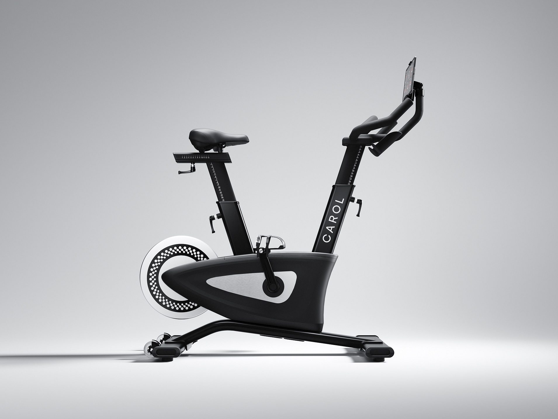 CAROL Bike design from the side -- exercise bike