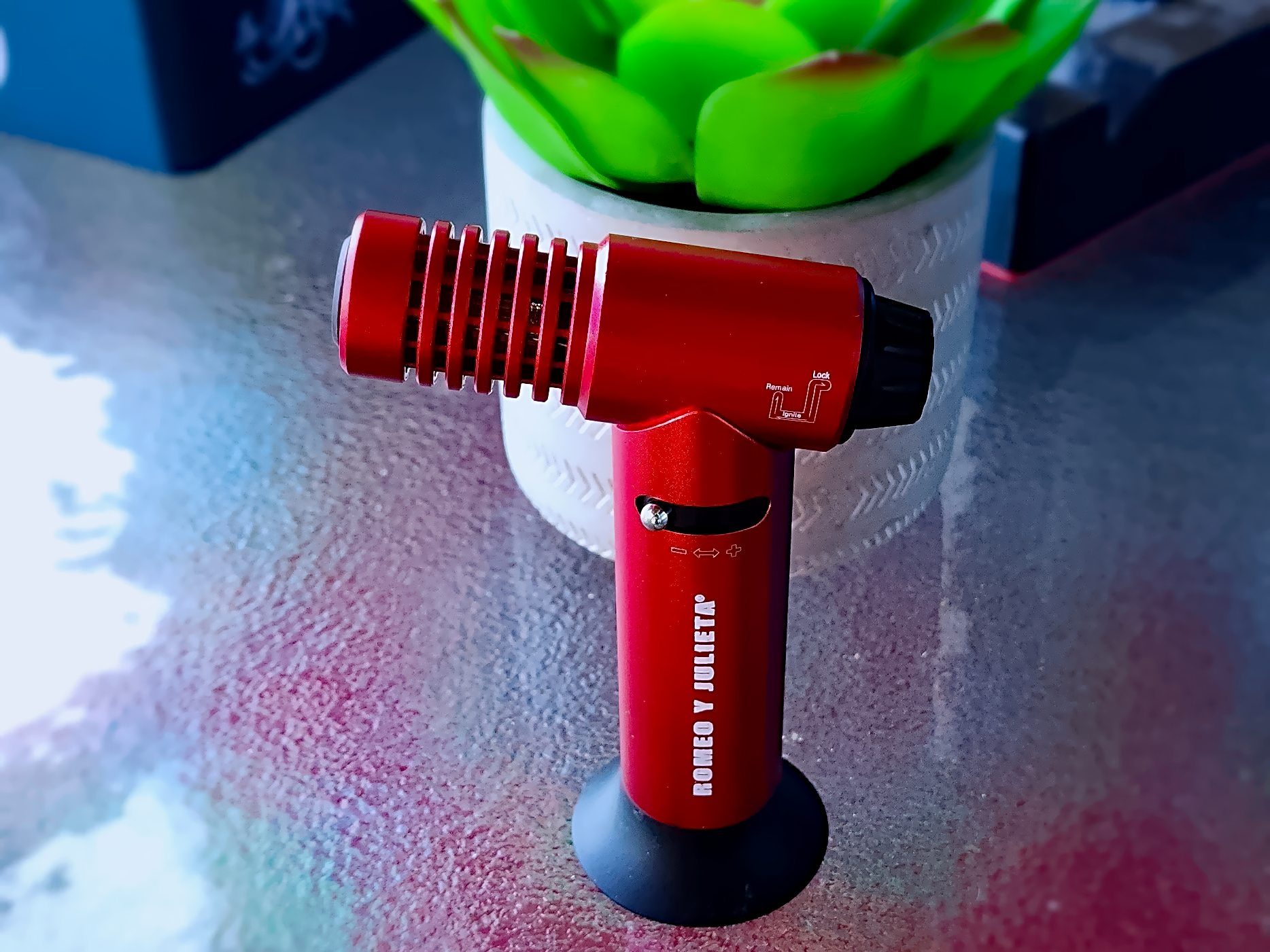 Casa de Montecristo torch lighter from Tampa Bay Cigar Bash 2024 - Briley Kenney The Manual