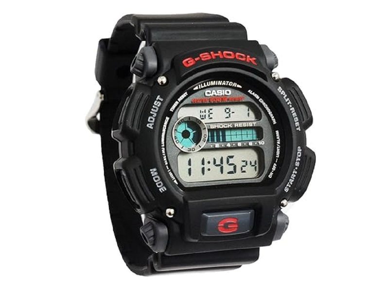 The Casio G-Shock DW9052-1V on a white background.