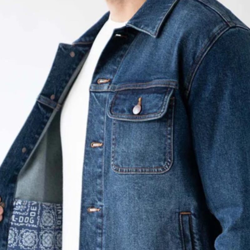 DEVIL DOG DUNGAREES Thunderhead Denim Trucker