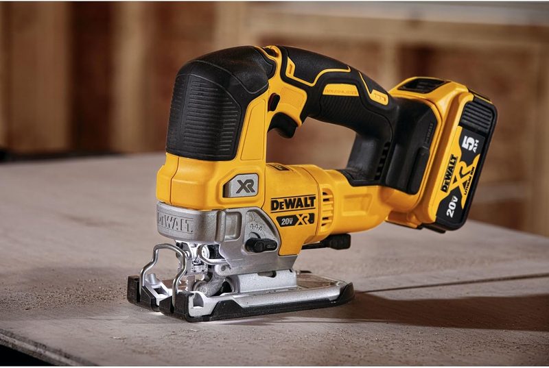 The DEWALT 20V MAX XR Jig Saw, 3,200 Blade Speed, Cordless, Brushless Motor, LED Light, Bare Tool Only (DCS334B).