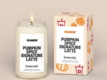 Dunkin' Pumpkin Candle