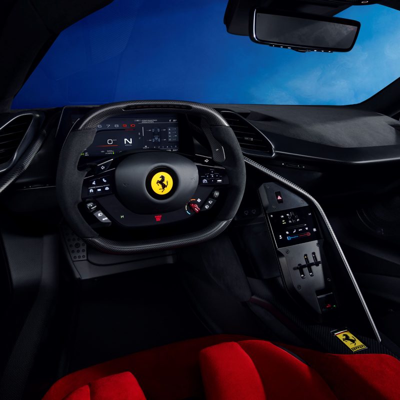 Ferrari F80 interior