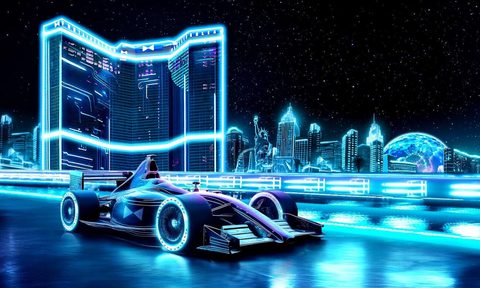 Fontainebleau Race Club graphic for F1 Las Vegas Grand Prix.